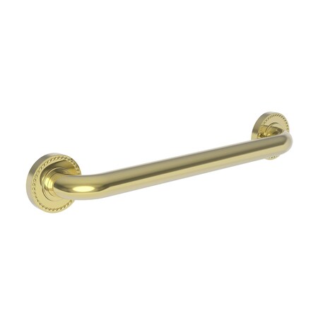 Newport Brass 19" L, Two Post, Solid Brass, 16" Grab Bar in Forever Brass (Pvd), Forever Brass (PVD) 1020-3916/01